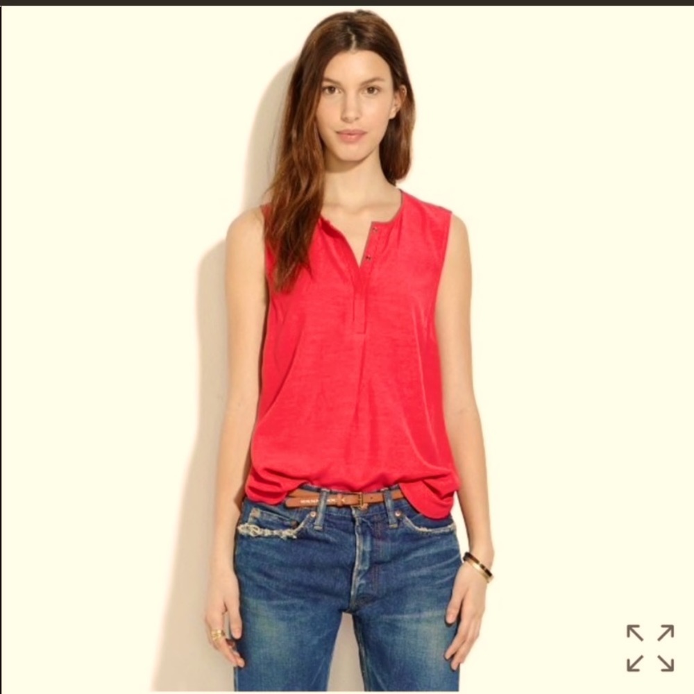 XS Madewell Novella Henley Top